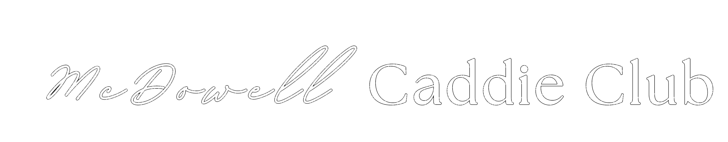 McDowell Caddie Club